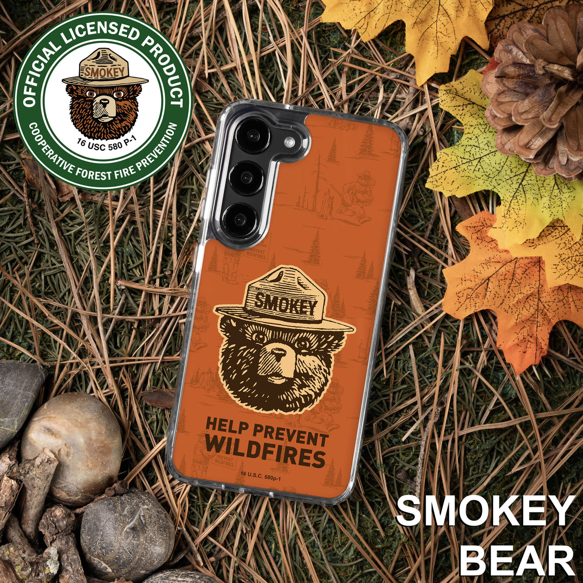 Smokey Bear Classic HD Samsung Galaxy S22 Phone Case