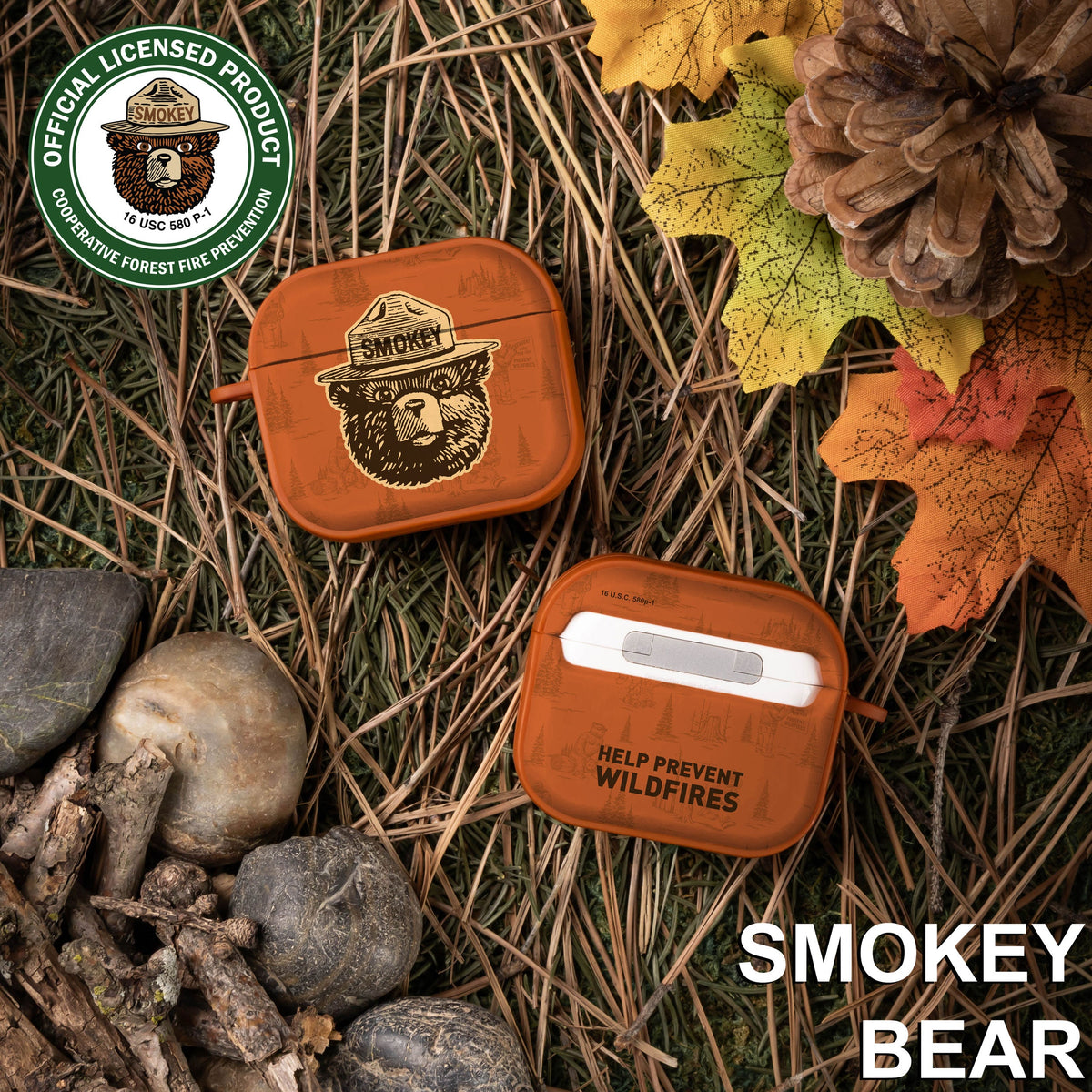 Smokey Bear Classic HDX Apple AirPods Gen 3 Case Cover