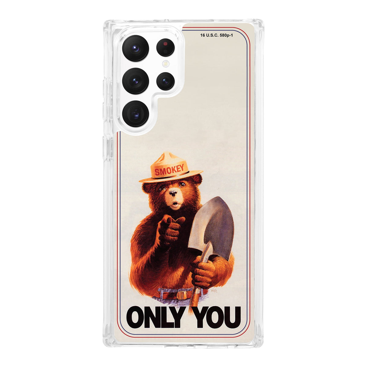 Smokey Bear Classic HD Samsung Galaxy S22 Phone Case