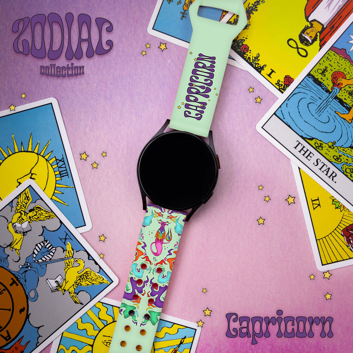 Zodiac Collection HD  Watchband for Samsung, Garmin, Fossil, and More