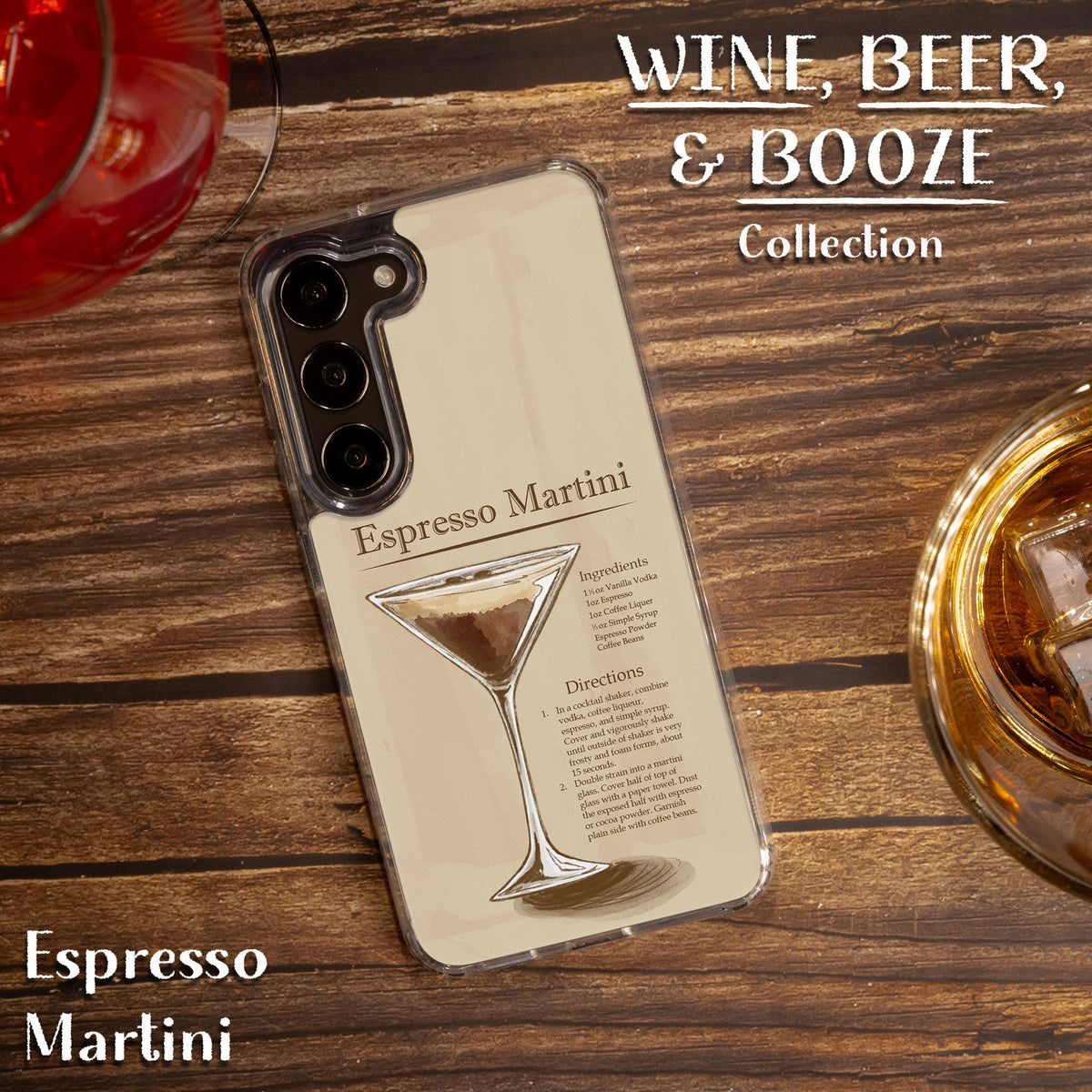 Wine, Beer, & Booze HD Samsung Galaxy S21 Phone Case