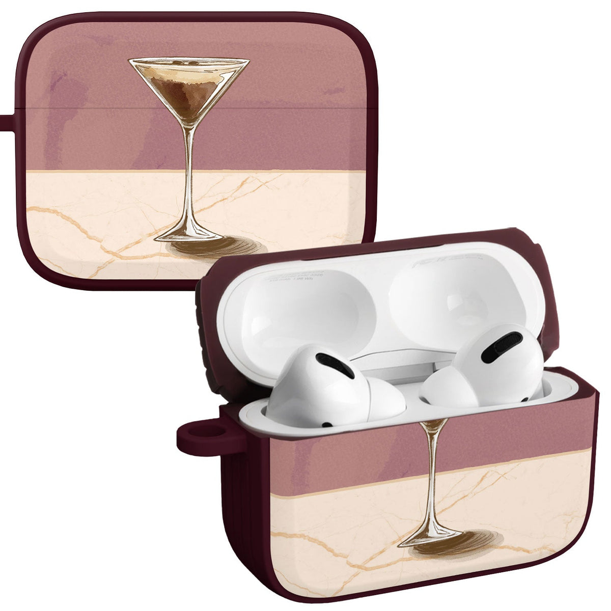 Wine, Beer, & Booze HDX Apple AirPods Pro 1 & 2 Case Cover