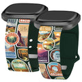National Parks Stickers HD Fitbit Versa 3 & Sense 1 Watch Band - Arleathercraft Short