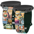 National Parks Stickers HD Watchband for Samsung, Garmin, Fossil, and More - Arleathercraft Stickers / 20mm / Short