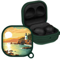 National Parks Acadia HDX Samsung Galaxy Buds Pro & Buds Live Case Cover - Arleathercraft Acadia