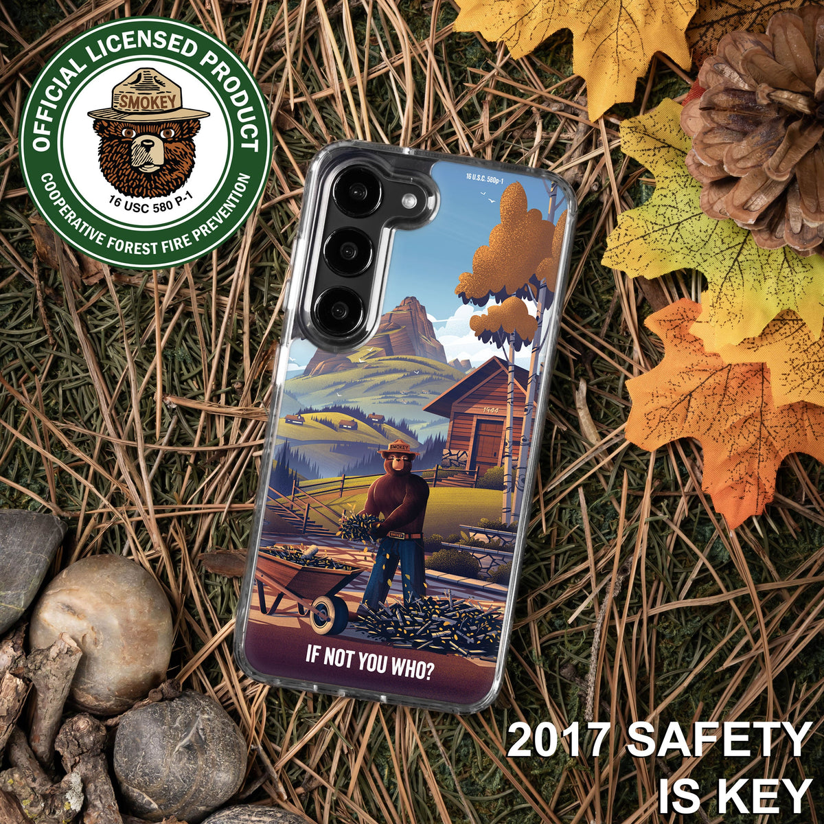 Smokey Bear Classic HD Samsung Galaxy S22 Phone Case