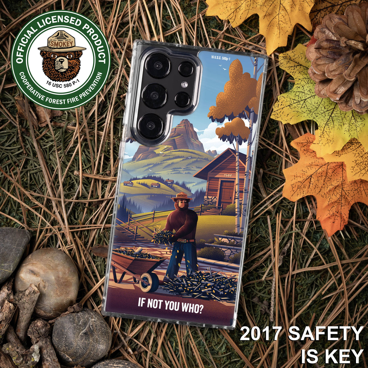 Smokey Bear Classic HD Samsung Galaxy S22 Phone Case