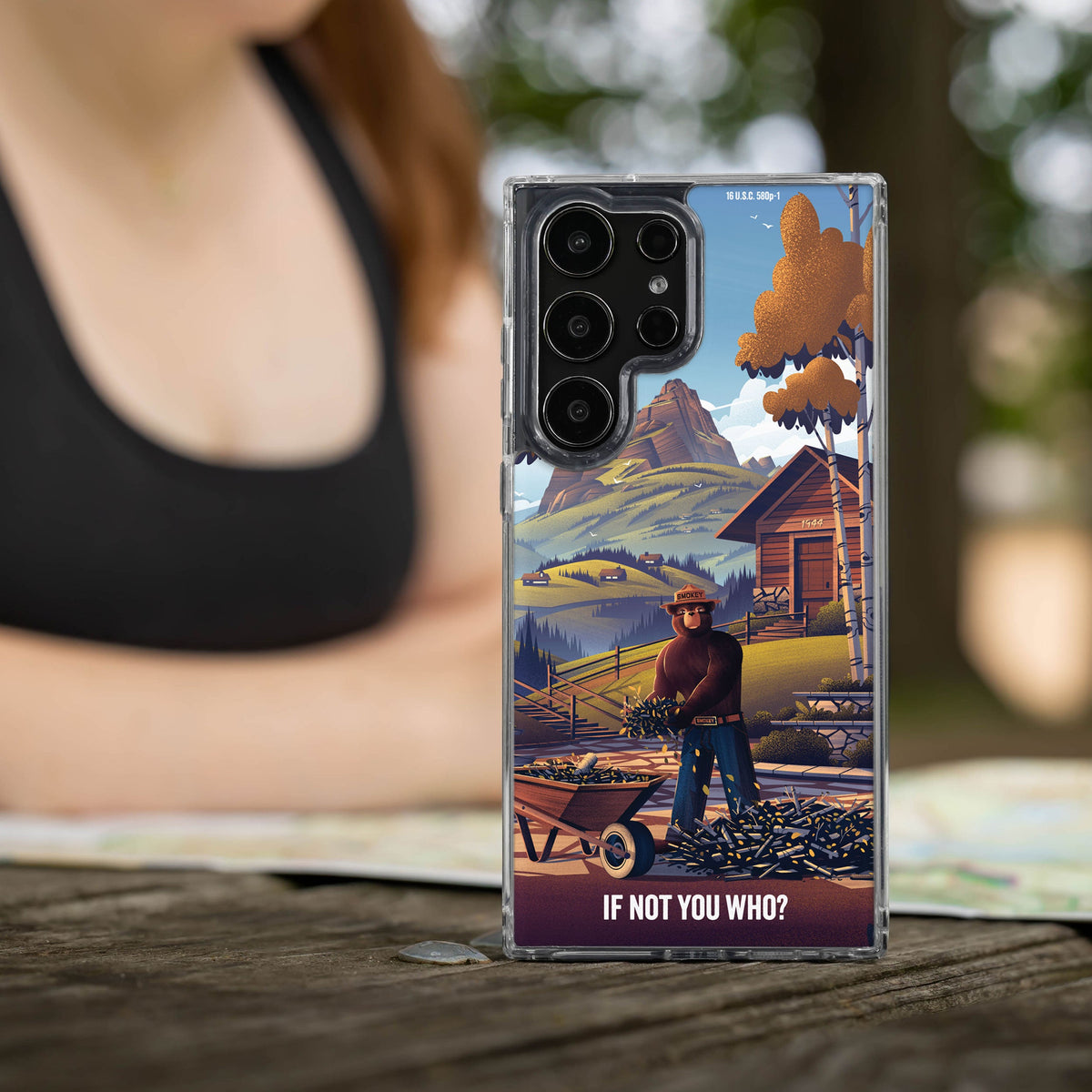 Smokey Bear Classic HD Samsung Galaxy S22 Phone Case