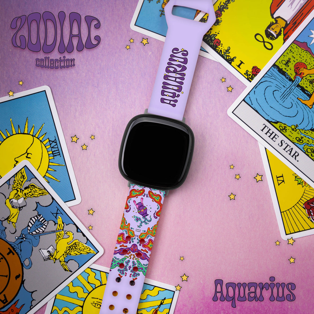Zodiac Collection HD Fitbit Versa 3 & Sense 1 Watch Band