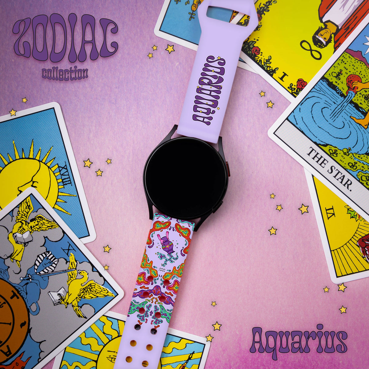 Zodiac Collection HD  Watchband for Samsung, Garmin, Fossil, and More