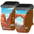 National Parks Arches HD Apple Watch Band - Arleathercraft 42/44/45/49mm(46mm Series 10) / Short