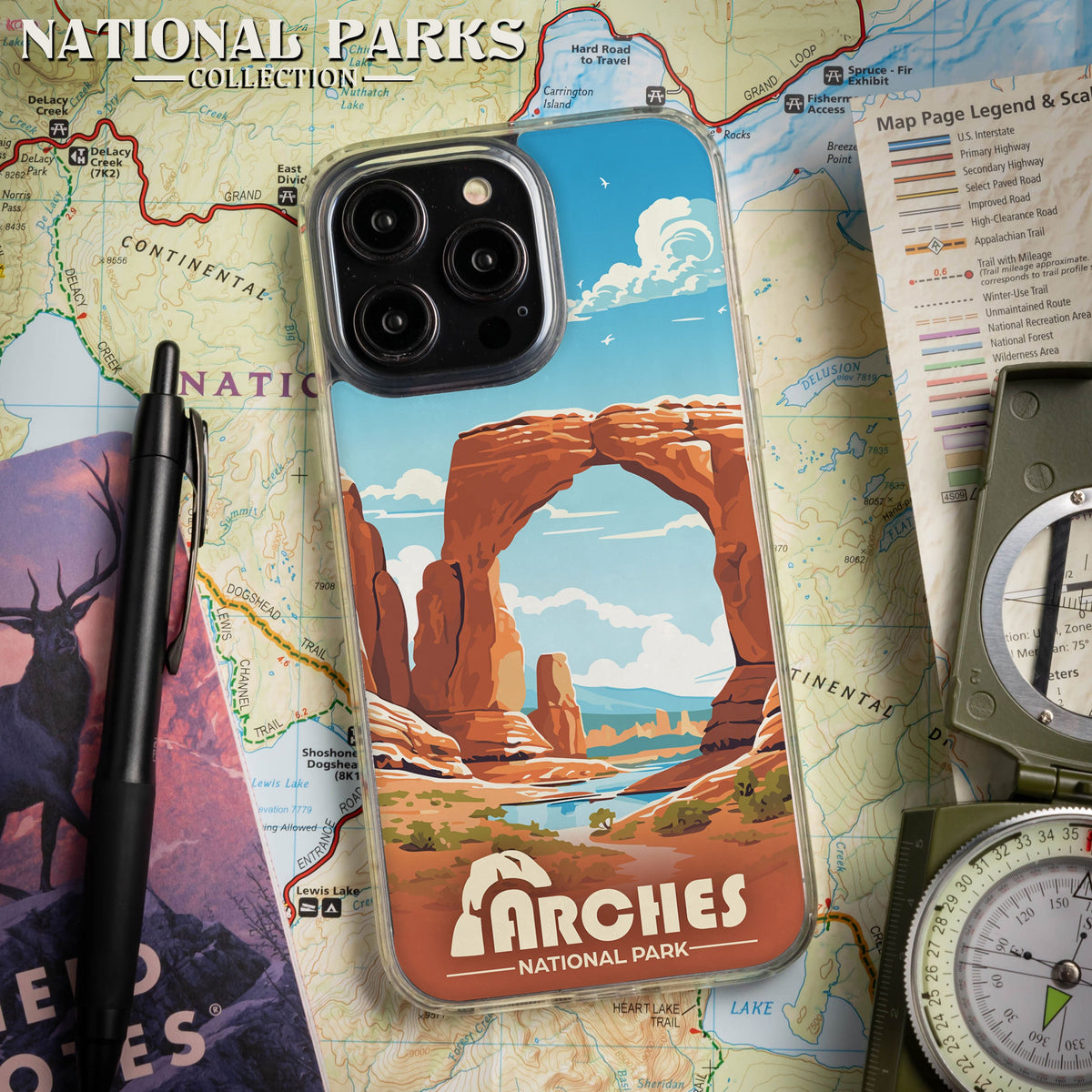 National Parks Arches HD Apple iPhone 16 Mag-Safe Phone Case