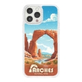 National Parks Arches HD Apple iPhone 12 Series Mag-Safe Phone Case - Arleathercraft Arches / iPhone 12 Pro max