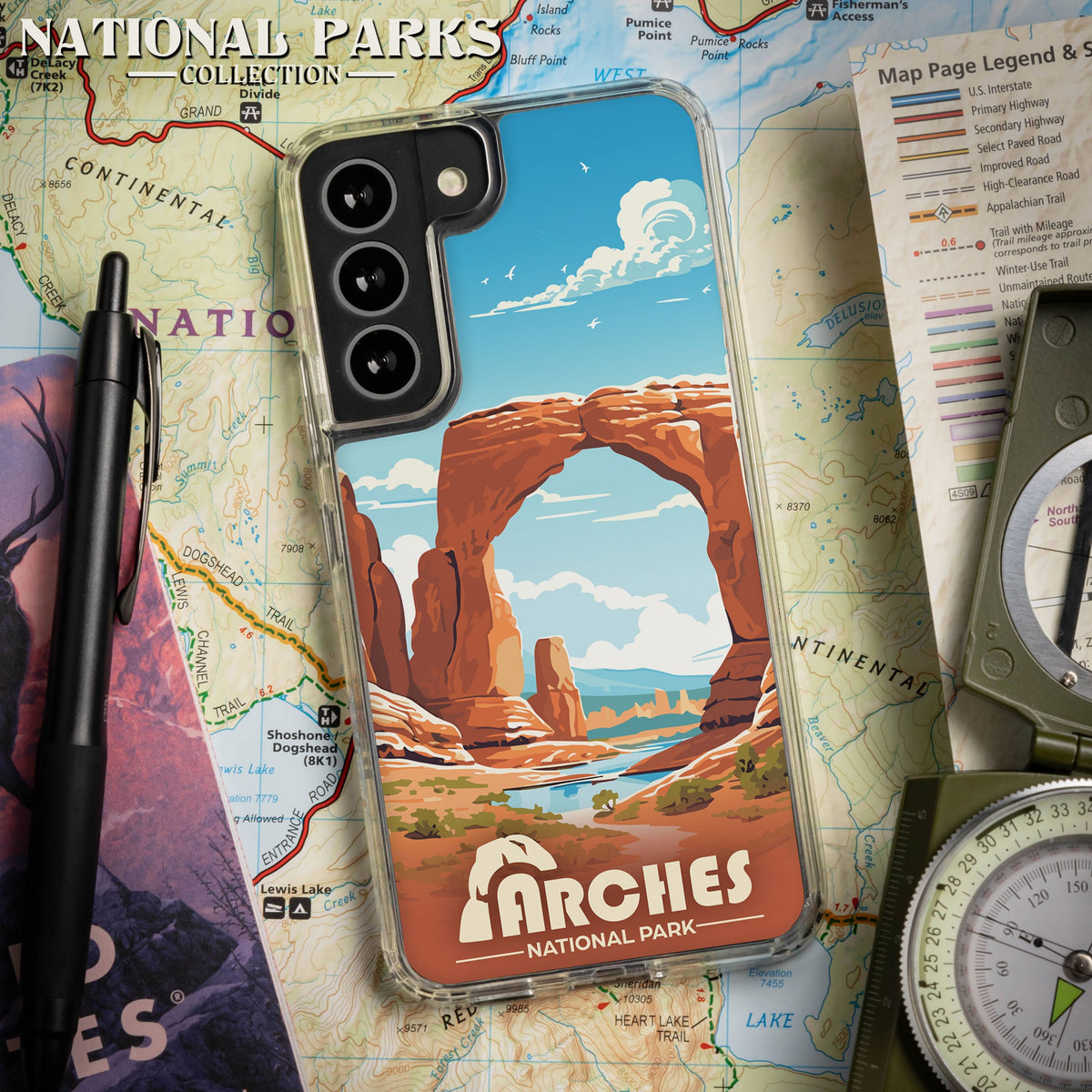 National Parks Arches HD Samsung Galaxy S24 Phone Case