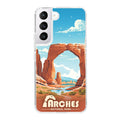 National Parks Arches HD Samsung Galaxy S23 Phone Case - Arleathercraft Arches / Galaxy S23 Ultra