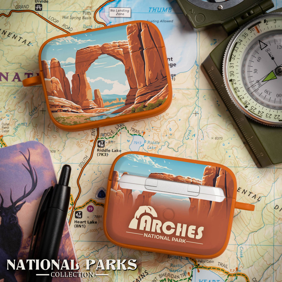 National Parks Arches HDX Apple Airpods Pro 1 & 2 Case Cover