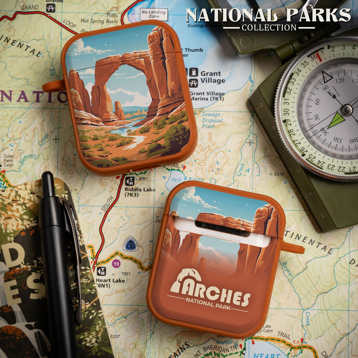 National Parks Arches HDX Apple Airpods Gen 1 & 2 Case Cover