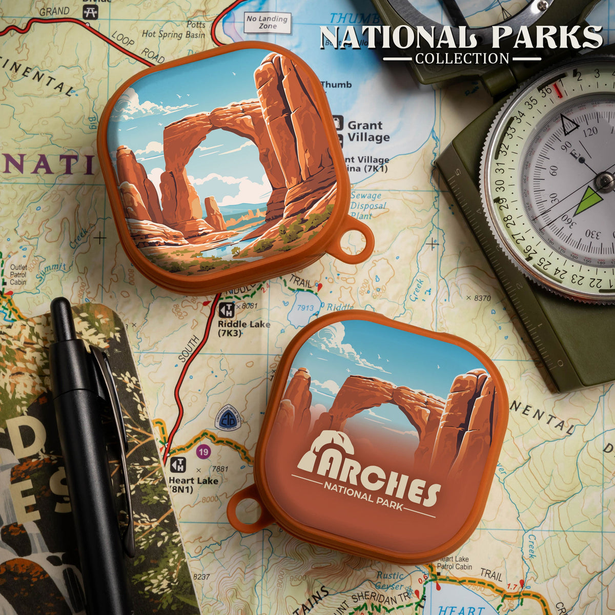 National Parks Arches HDX Samsung Galaxy Buds Pro & Buds Live Case Cover