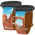 National Parks Arches HD Watchband for Samsung, Garmin, Fossil, and More - Arleathercraft Arches / 20mm / Short
