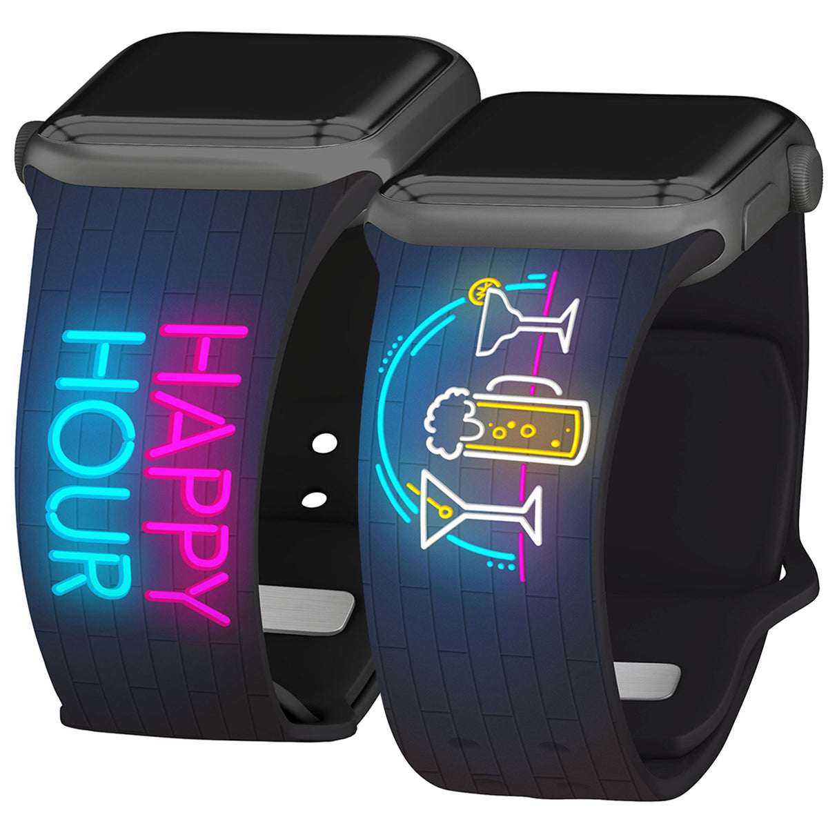 Wine, Beer, & Booze HD Apple Watch Band