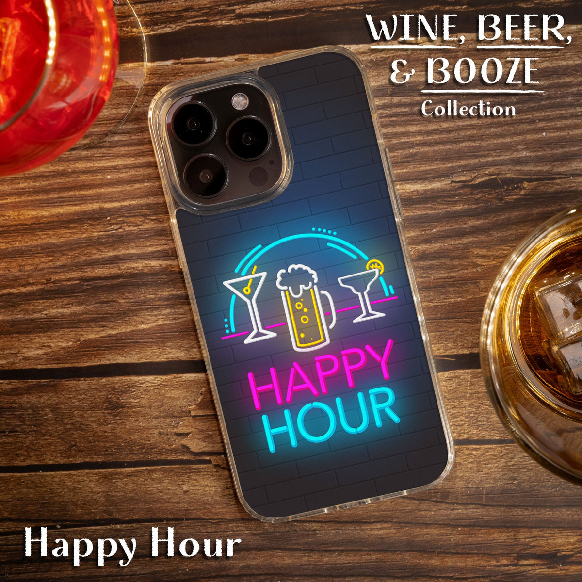Wine, Beer, & Booze HD Apple iPhone 11 Series Phone Case