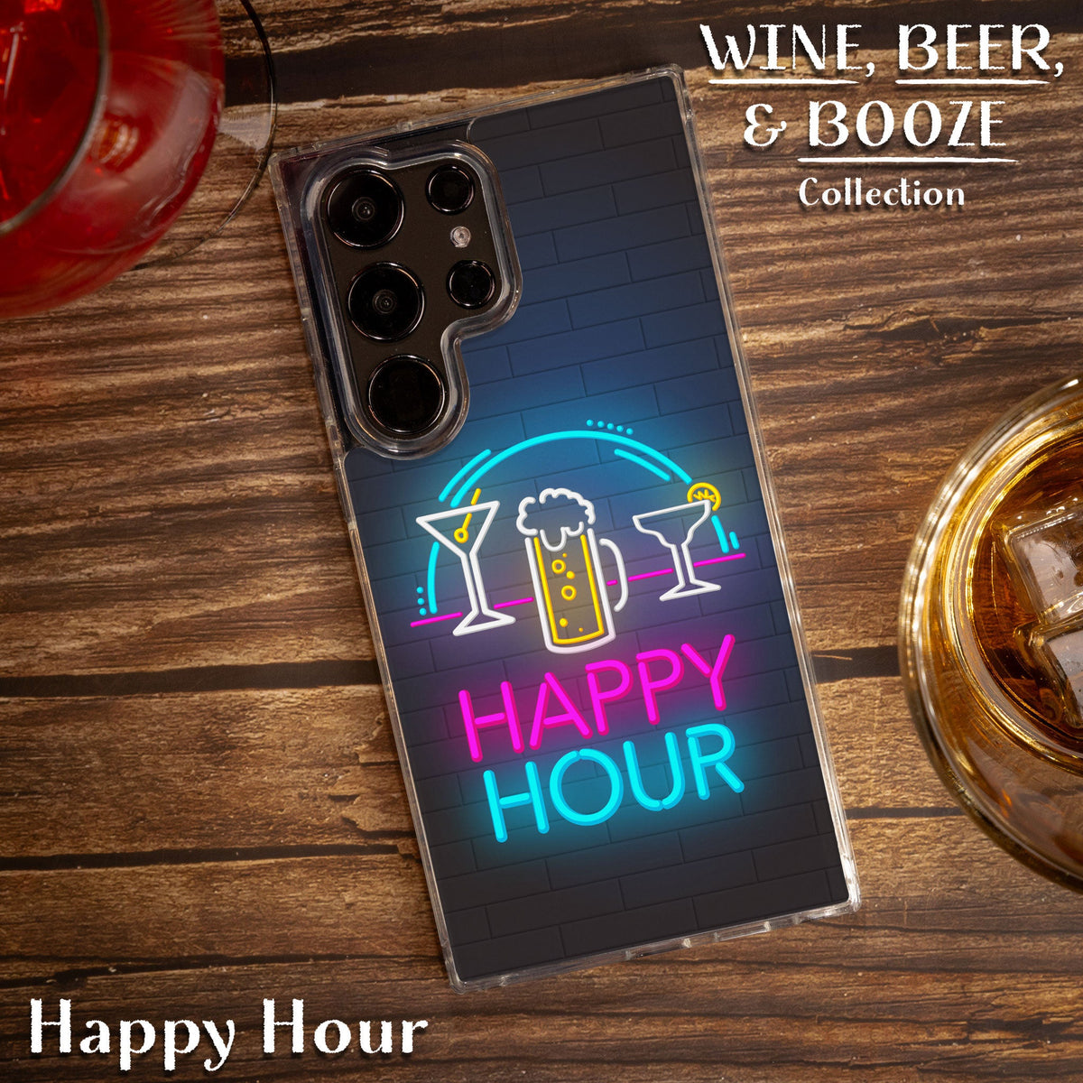 Wine, Beer, & Booze HD Samsung Galaxy S21 Phone Case