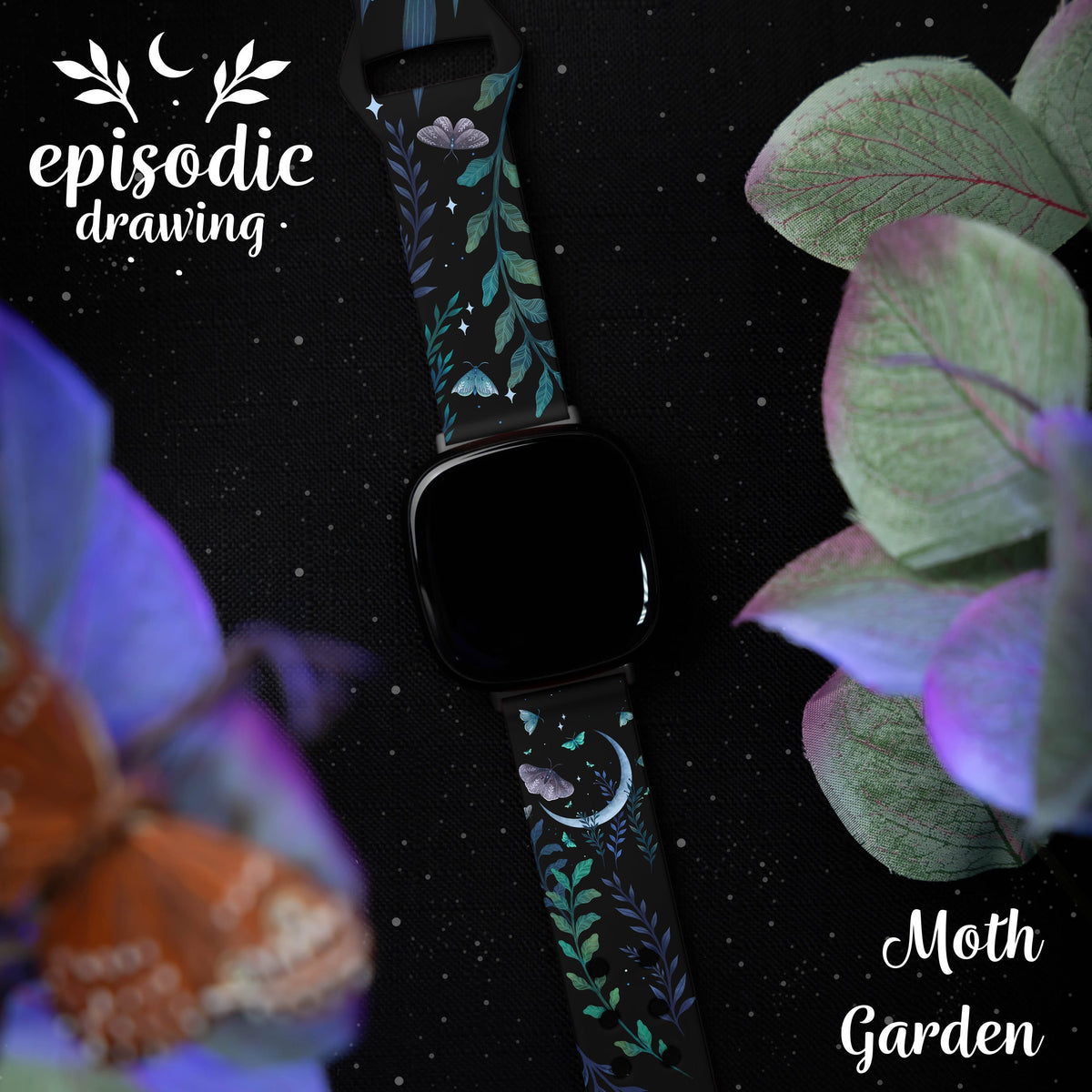 Episodic Drawing Enchanted Collection HD Fitbit Versa 3 & Sense 1 Watch Band
