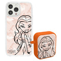 Bratz® Passion For Fashion HD Apple iPhone 14 Mag-Safe Phone Case and AirPods Gen 1 & 2 Combo Package - Arleathercraft Sasha Outline / iPhone 14 Pro Max