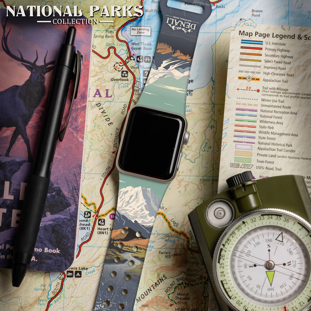 National Parks Denali HD Apple Watch Band
