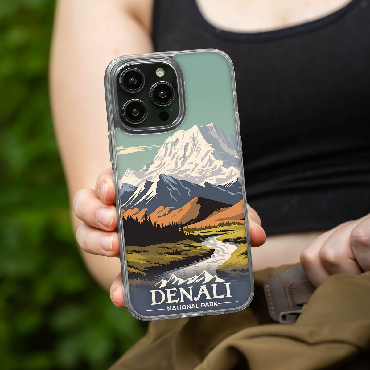 National Parks Denali HD Apple iPhone 13 Series Mag-Safe Phone Case