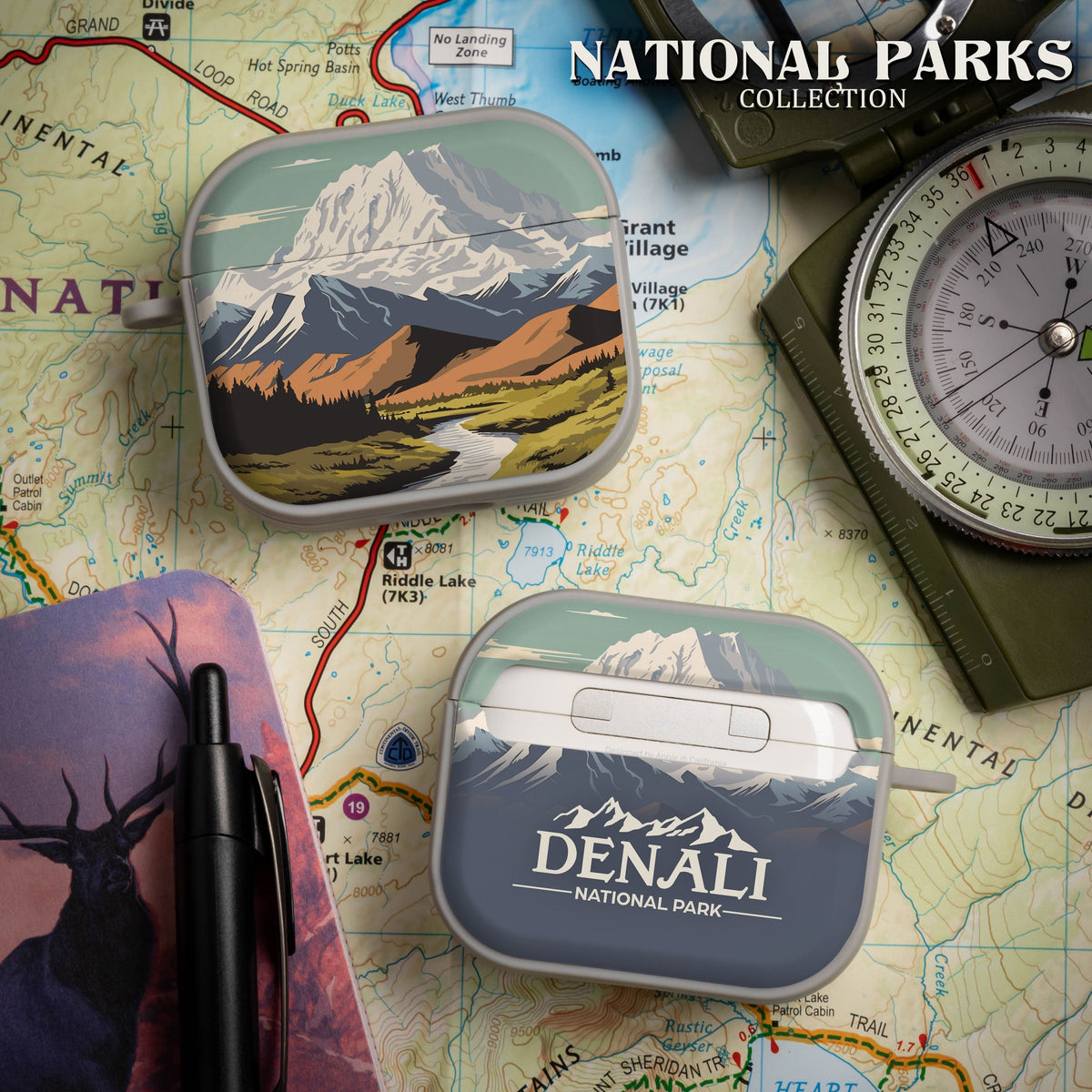 National Parks Denali HDX Apple Airpods Gen 3 Case Cover