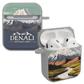 National Parks Denali HDX Apple Airpods Gen 1 & 2 Case Cover - Arleathercraft Denali