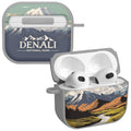 National Parks Denali HDX Apple Airpods Gen 3 Case Cover - Arleathercraft Denali