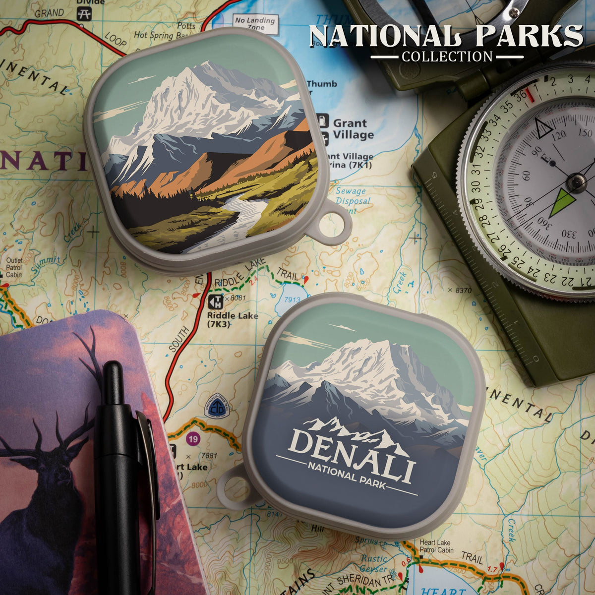 National Parks Denali HDX Samsung Galaxy Buds Pro & Buds Live Case Cover
