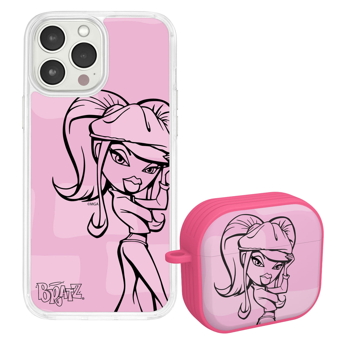 Bratz® Passion For Fashion HD Apple iPhone 12 Mag-Safe Phone Case and AirPods Gen 3 Combo Package