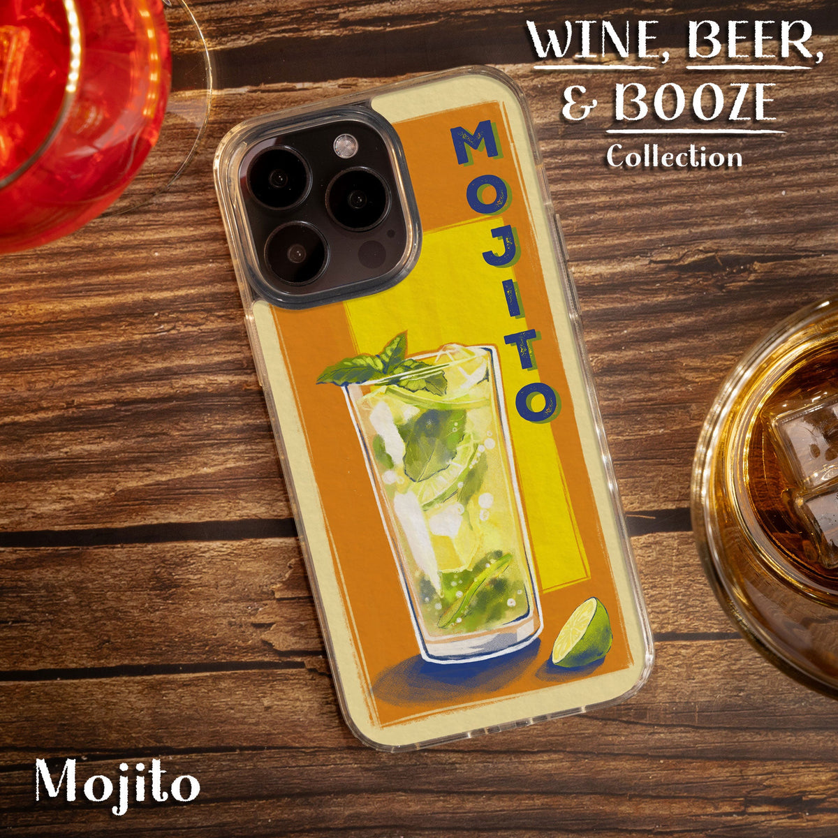 Wine, Beer, & Booze HD Apple iPhone 11 Series Phone Case