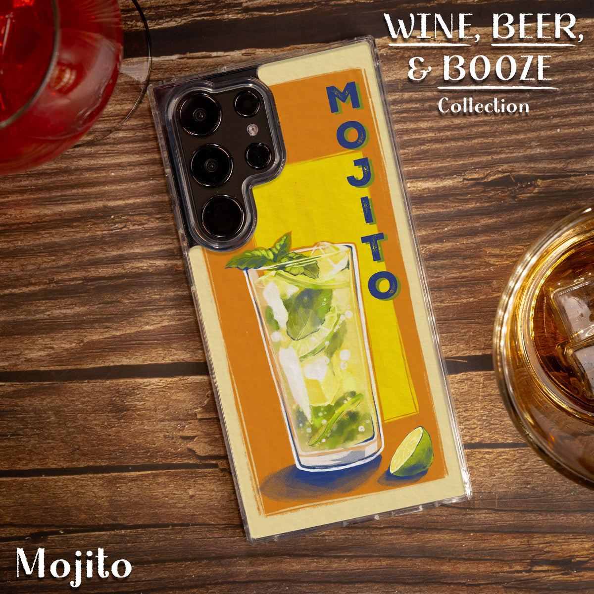 Wine, Beer, & Booze HD Samsung Galaxy S21 Phone Case