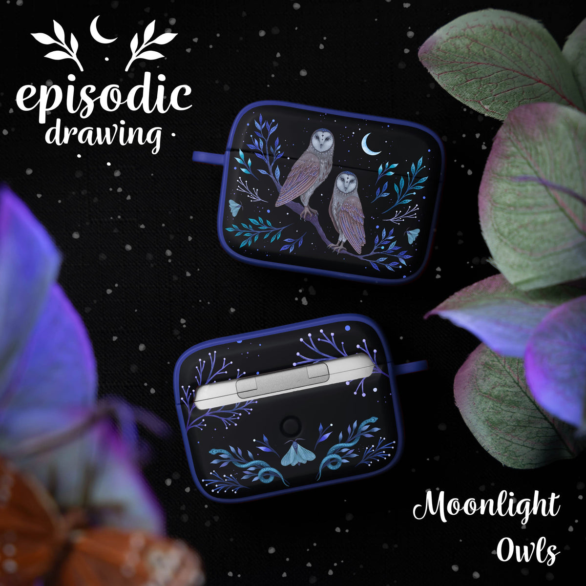 Episodic Drawing Enchanted Collection HDX Apple AirPods Pro 1 & 2 Case Cover