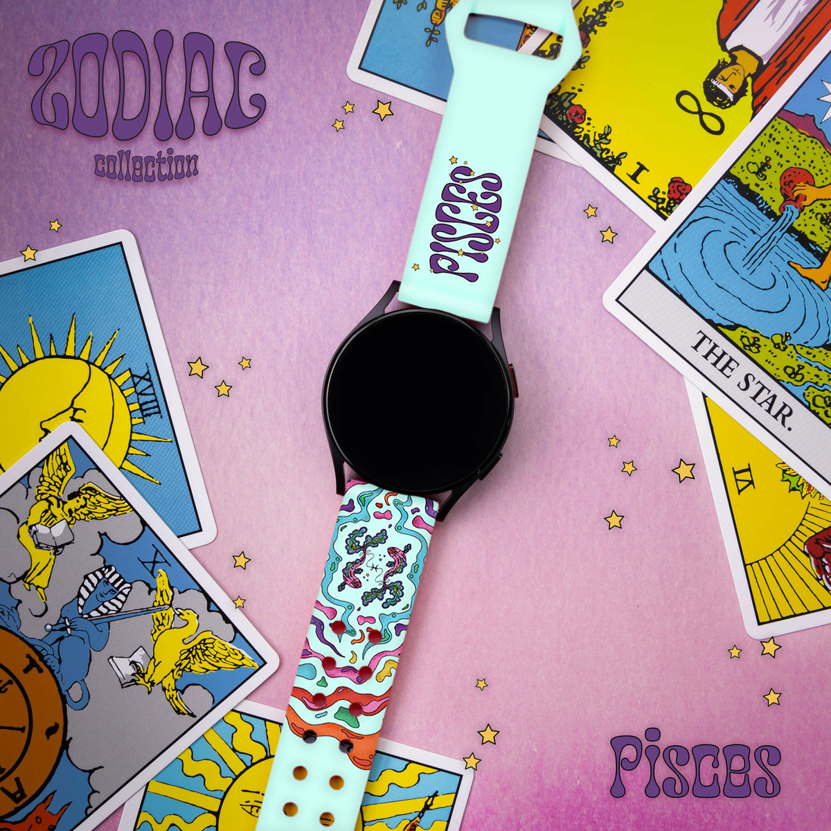 Zodiac Collection HD  Watchband for Samsung, Garmin, Fossil, and More