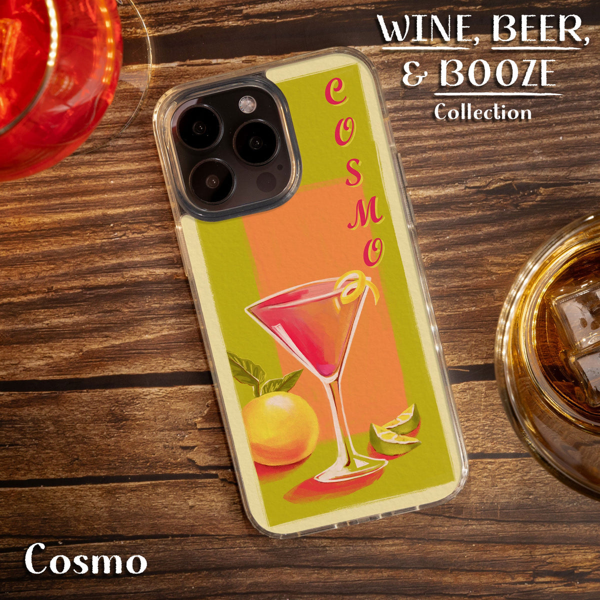 Wine, Beer, & Booze HD Apple iPhone 11 Series Phone Case