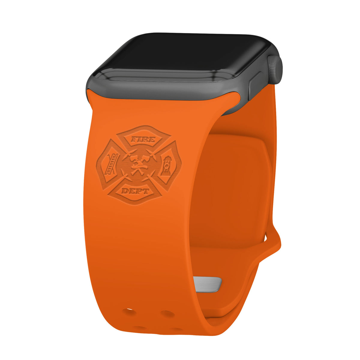 Firefighter First Responder Engraved  Apple Watch Band