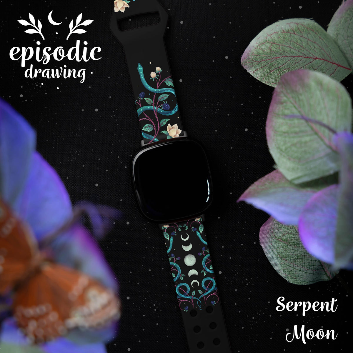 Episodic Drawing Enchanted Collection HD Fitbit Versa 3 & Sense 1 Watch Band