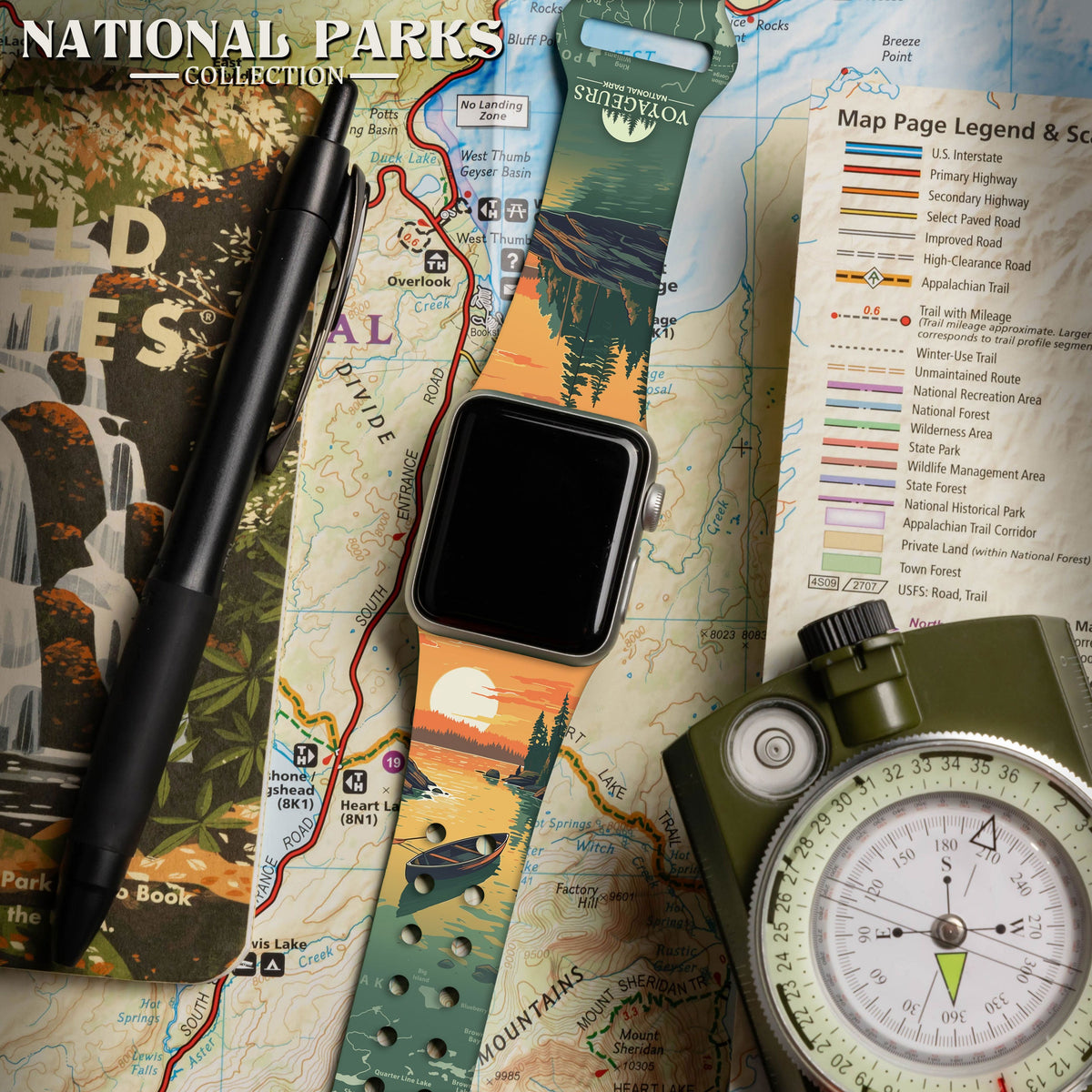 National Parks Voyageurs HD Apple Watch Band