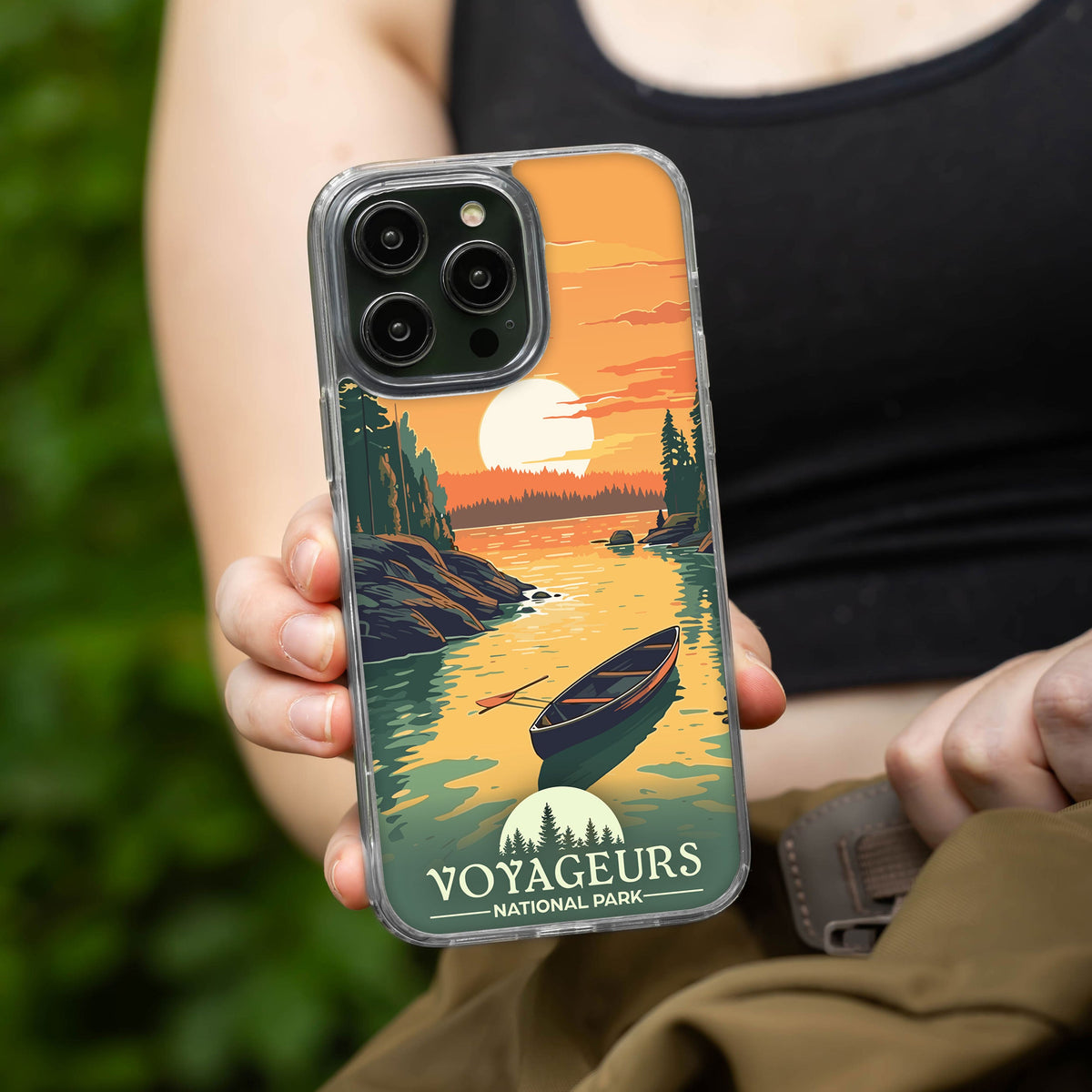 National Parks Voyageurs HD Apple iPhone 14 Series Mag-Safe Phone Case