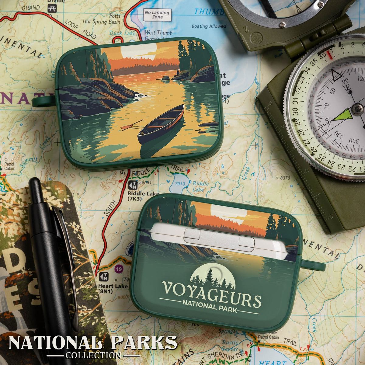 National Parks Voyageurs HDX Apple Airpods Pro 1 & 2 Case Cover