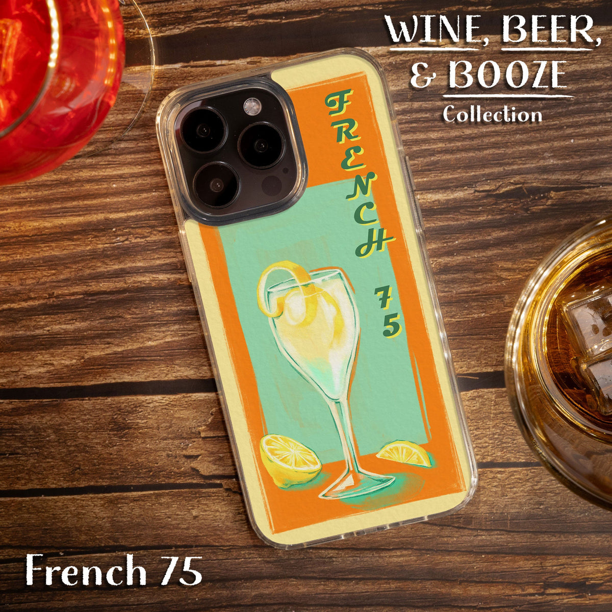 Wine, Beer, & Booze HD Apple iPhone 13 Series Mag-Safe Phone Case