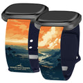 National Parks Hawaii Volcanoes HD Fitbit Versa 3 & Sense 1 Watch Band - Arleathercraft Short