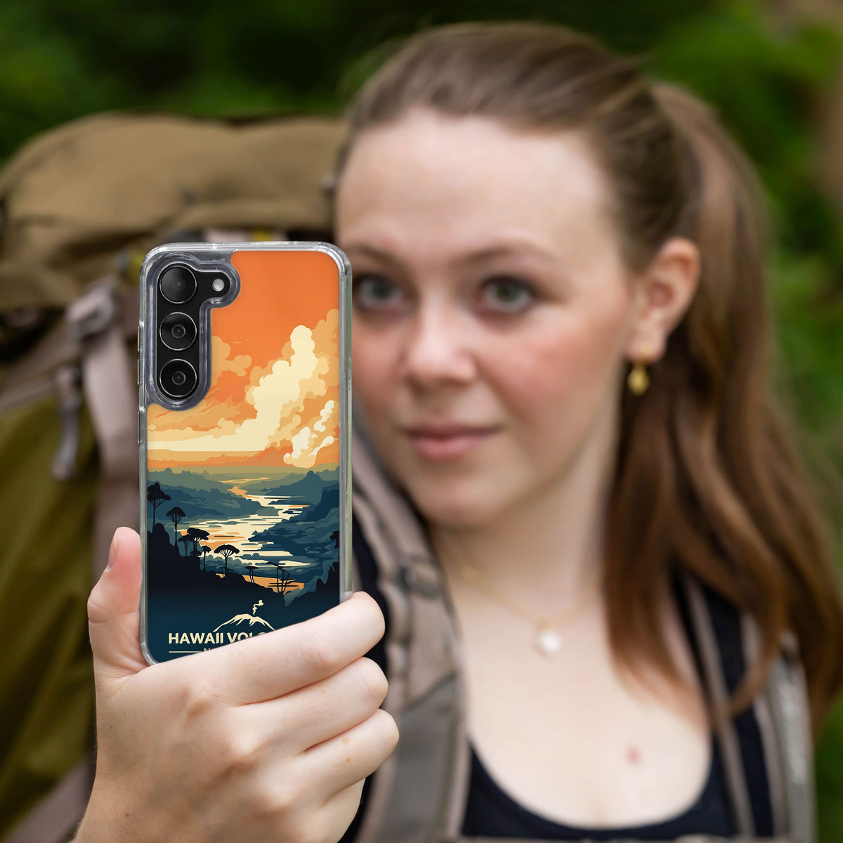 National Parks Hawaii Volcanoes HD Samsung Galaxy S24 Phone Case