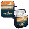 National Parks Hawaii Volcanoes HDX Apple Airpods Gen 1 & 2 Case Cover - Arleathercraft Hawaii Volcanoes
