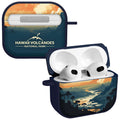 National Parks Hawaii Volcanoes HDX Apple Airpods Gen 3 Case Cover - Arleathercraft Hawaii Volcanoes